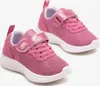 A pair of pink children's sneakers shown from a diagonal angle against a white background. Podgląd zdjęcia produktu
