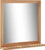 vidaXL Lustro łazienkowe 60×12×62 cm orzech lite drewno Podgląd zdjęcia produktu 7