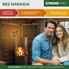 A couple sitting in front of a fireplace with a stove fan on top of the stove. Anteprima dell’immagine prodotto