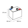 Q-Batteries 6DC-225 6V 225Ah Deep Cycle Traktionsbatterie Produktbild-Vorschau 6