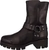 GABOR Damen Bikerboots schwarz Glattleder - Größe: UK 5 Produktbild-Vorschau 2