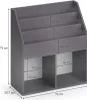 Kinderregal Vicco Luigi Grau 72 x 79 cm, Model 37166 Produktbild-Vorschau 3