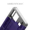 Close-up of the internal structure of a product, highlighting its metal frame and purple plastic components. Produktbild-Vorschau
