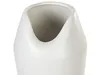 BELIANI Vase Weiß Steinzeug 33 cm Hoch Schlank Rund mit Produktbild-Vorschau 6