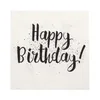 Servietten, 3-lagig 1/4-Falz 33 cm x 33 cm "Happy Birthday" Produktbild-Vorschau 1
