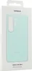 The image shows the retail packaging of a Samsung Galaxy S25 Ultra silicone case in mint color. Anteprima dell’immagine prodotto
