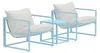 Messina loungeset lichtblauw. Productafbeelding-voorbeeld 2