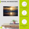 ARTland Poster Sonnenuntergang am Meer Größe: 120x80 cm Produktbild-Vorschau 2