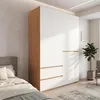 Kleiderschrank 180x50x200, 6 Türen, 2 Kleiderstangen, 5 Produktbild-Vorschau 2