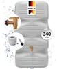 GARANTIA CUBUS serbatoio da giardino set completo 340 litri Anteprima dell’immagine prodotto 1