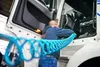 Spiralschlauch 9040-7 (blau, mit Drehgelenken, 7,62 Meter) Produktbild-Vorschau 2