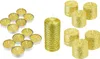 Set di candele con glitter oro Anteprima dell’immagine prodotto 1