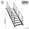 11 Stufen Stahltreppe beidseitig. Geländer Breite 60cm Produktbild-Vorschau 1
