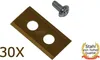 30 X 3,6 CM titanové nože pro Worx Landroid WG 754 790 791 Náhled obrázku produktu 1