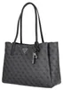 Guess Jeans cabas Noelle II noir logo 4G, triangle doré Voir les images du produit 7