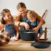Gusseisen Topf Brot backen - Brotbackform mit Deckel 26CM Produktbild-Vorschau 3