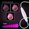 Collage showing adjustable brightness of a cat-shaped LED neon light and a dimmer control. Produktbild-Vorschau