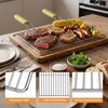 Griglia per barbecue quadrata 60x40cm in acciaio inox di Anteprima dell’immagine prodotto 14