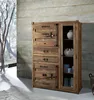 CONTAINER Highboard mit Glastüre, 2 Schubladen, 2Türen Produktbild-Vorschau 2