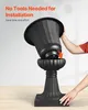 SucceBuy fusi di fiori in plastica, 40x67 cm, set di 2, Anteprima dell’immagine prodotto 7