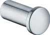 A close-up studio shot of a silver-colored bathroom hook. Produktbild-Vorschau
