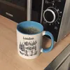 Skyline London Kaffeebecher in hellblau mit Spruch London Produktbild-Vorschau 5