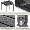tectake® Aluminium Gartentisch Inca für 4-6 Personen, Produktbild-Vorschau 4