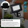 LUXULA LED-Fluter mit Bewegungsmelder, EEK: F, 20W, 2000lm, Produktbild-Vorschau 7