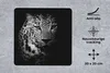 MuchoWow® Mauspad Mousepad Tiere - Schwarz - Weiß - Panther Produktbild-Vorschau 2