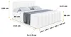 ALTDECOR Boxspringbett mit Fußteil, H3 Matratze und Topper Produktbild-Vorschau 7