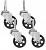 4 x Lenkrolle rotierbar Rad für Getriebeheber hydraulisch Produktbild-Vorschau 1