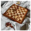 Basic hölzerne zusammenklappbar Schachspiel 38,5X38,5X5,8 Produktbild-Vorschau 7