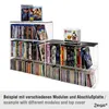STACK Modulares CD-Regal aus Acrylglas, stapelbar, weiße Produktbild-Vorschau 6