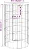 vidaXL Gabion lits surélevés 4 pcs. Rond Ø30x50/100/150/200 Voir les images du produit 5
