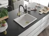 Mexen Pedro 1-Becken-Granit-Spüle 560 x 460 mm, Weiß, Produktbild-Vorschau 3