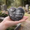 Grabdeko Herz "Am Ende bleibt die Liebe" frostsicher 10,5 x Produktbild-Vorschau 3