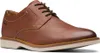A single brown leather men's dress shoe is shown from a side-diagonal angle against a white background. Produktbild-Vorschau