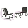 Set di mobili da giardino Keter 3 pezzi Rio grigio grafite Anteprima dell’immagine prodotto 21