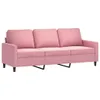 vidaXL 3-miestna pohovka Pink 180 cm Velvet Náhľad obrázku produktu 1
