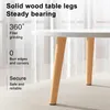 Esstisch mit massivem Holz Bein wasserdicht Nordic Style Produktbild-Vorschau 7