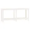 vidaXL Pracovní stůl bílý 180x50x80 cm Borovicový masiv Náhled obrázku produktu 1