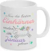 Nur die besten Einhörner werden im Januar geboren ! - Tasse Produktbild-Vorschau 1