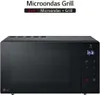 LG MH7032JAS Schwarz Mikrowelle mit Grill Flache Oberfläche Produktbild-Vorschau 10