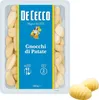 A package of De Cecco Gnocchi di Patate (potato gnocchi) with two individual gnocchi shown next to it. Náhľad obrázku produktu