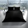 Bettwäsche Set Baumwolle Schwarz Renforce 135x200 cm 100% Produktbild-Vorschau 2