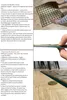 A collage of images showing 3D wall panels, including close-ups of the material and texture, and a person holding a panel. Produktbild-Vorschau