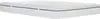 A white mattress with a gray stripe is shown from a side angle against a white background. Produktbild-Vorschau