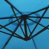 Wand-Sonnenschirm mit LEDs Meerblau 290 cm , Markisen Produktbild-Vorschau 8