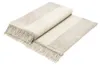 Biederlack Plaid mit Fransen Cover Baumwolle Design Salt & Produktbild-Vorschau 1