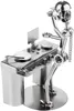 A metal figurine of a DJ at a DJ booth, made from nuts, bolts, and other hardware. Náhľad obrázku produktu